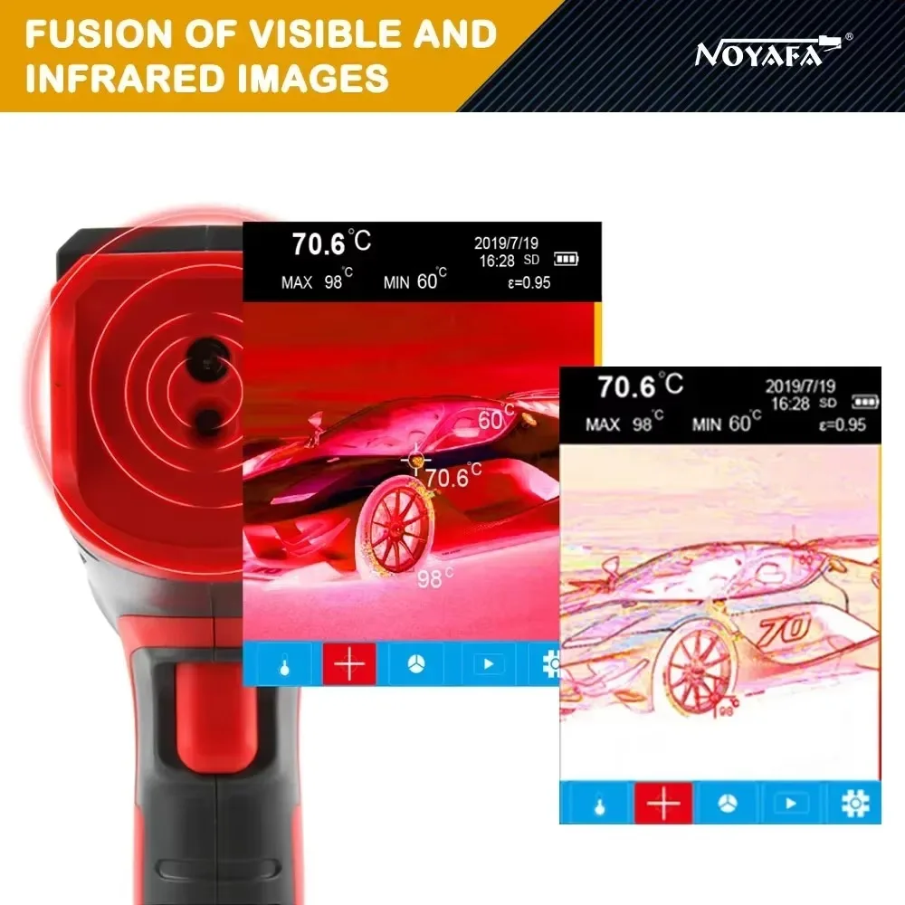 Infrared Thermal Imager Sensor - Nf 521 Thermal Imaging Camera ulasan dan harga