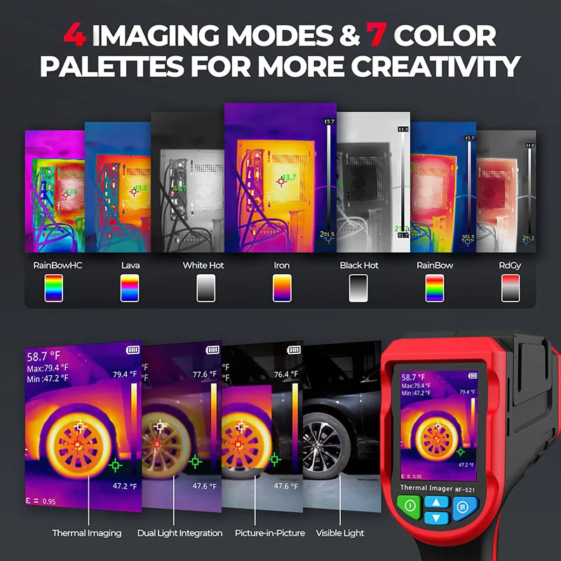 NOYAFA NF-521 Handheld Thermal - Nf 521 Thermal Imaging Camera ulasan dan harga