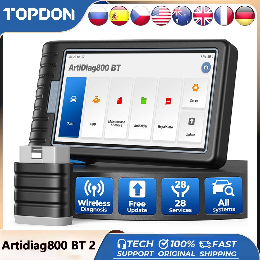 TOPDON ArtiDiag800 BT Car Diag - Topdon Tc001 Thermal Camera ulasan dan harga